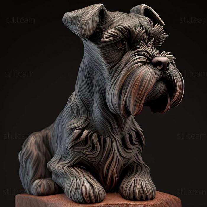 Zwergschnauzer dog